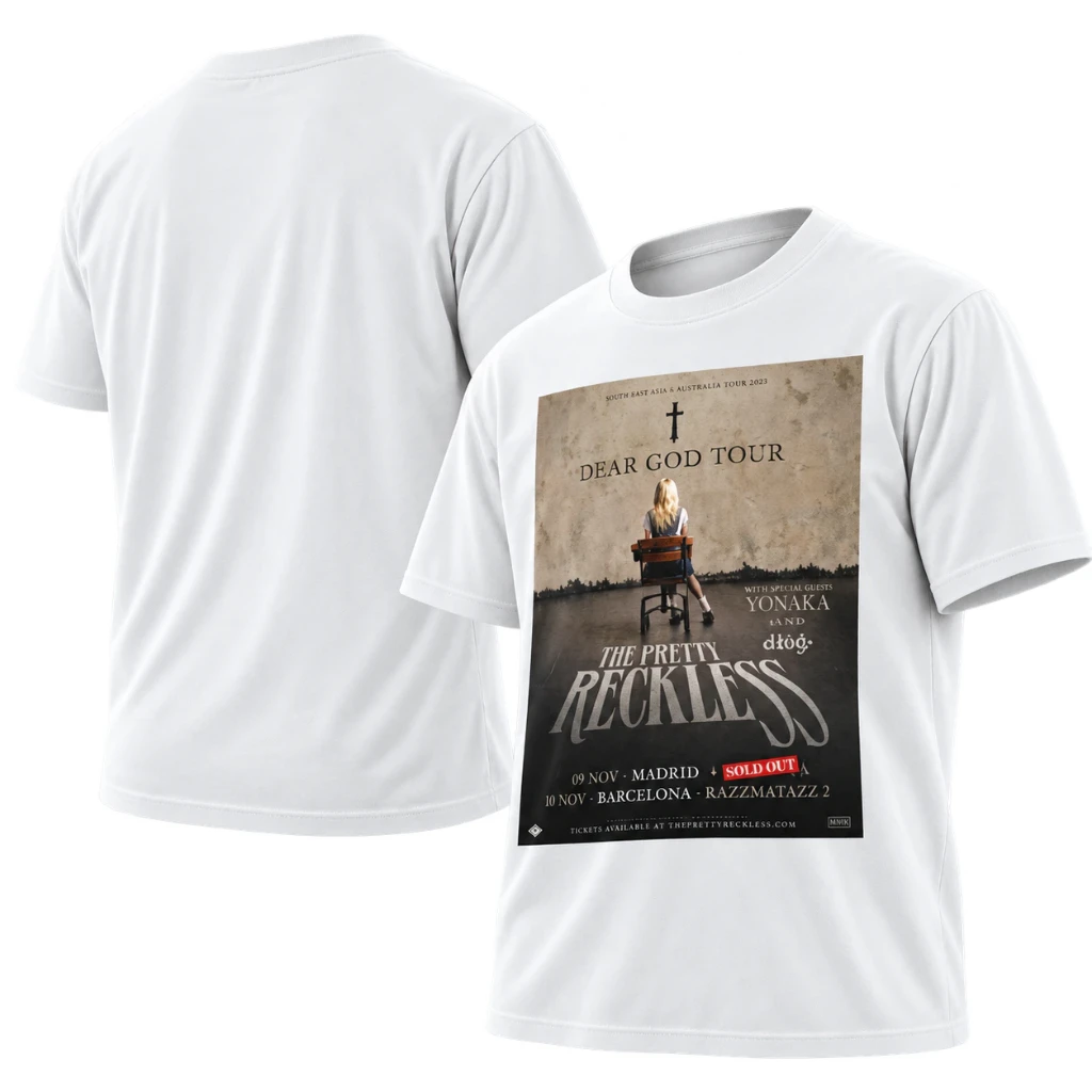 The Pretty Reckless Dear God Tour Yonaka Opener Concert Shirt