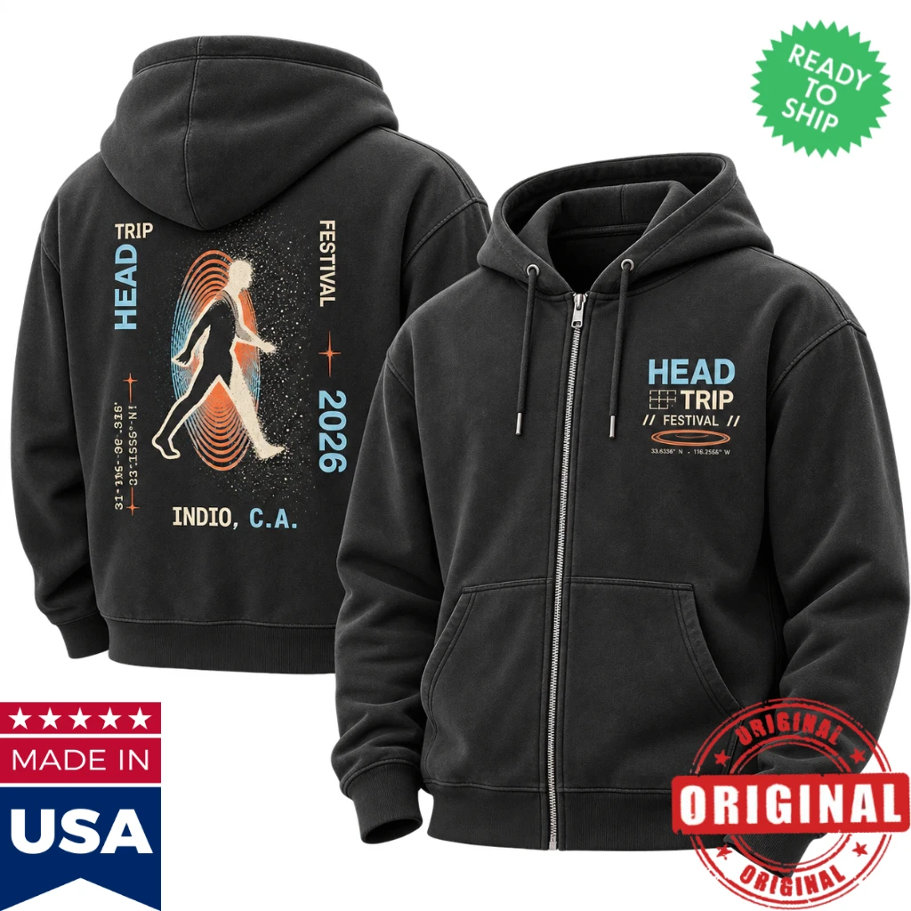 Head Trip Festival 2026 Portals Zip Up Hoodie