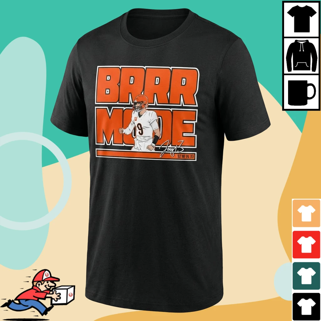 Joe Burrow Brrrr Mode Cincinnati Bengals T-Shirt