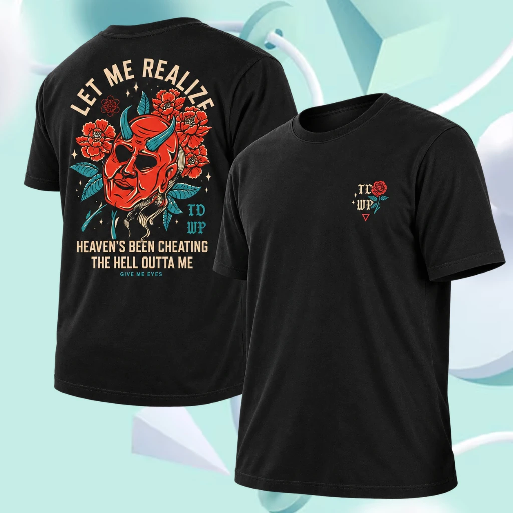 The Devil Wears Prada Give Me Eyes Flowers Tour 2026 Two Sided T-Shirt